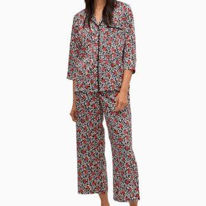 *sold* KATE SPADE Satin Floral Charm Pajama Set NWT